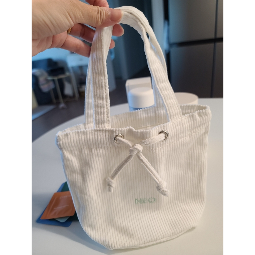 Corduroy Mini Bag (Cream)