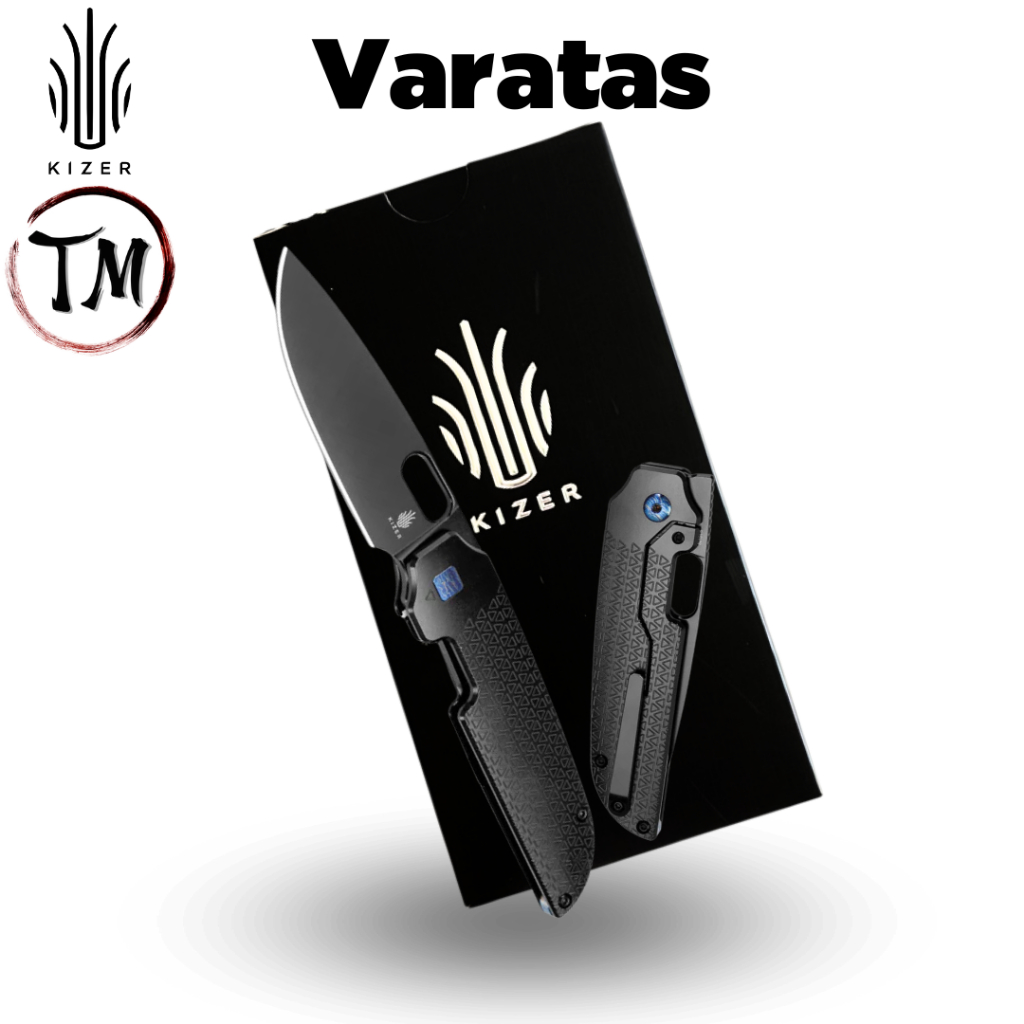 Kizer Varatas Ki3637A2 มาพร้อมด้ามไทเทเนี่ยม มีดEDCรุ่นฮิตเบากระทัดรัด ใช้งานปลอดภัย