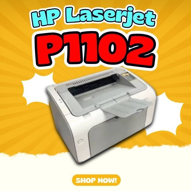 พริ้นท์เตอร์ HP Laserjet P1102/P1102W (มือ2) พร้อมตลับหมึกใหม่