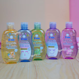 D-nee Organic ดีนี่ ออแกนิค -สบู่เหลวอาบและสระผม 180 มล.