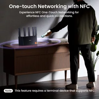 Tenda RE3L Wi-Fi 7 เราเตอร์ BE3600 Smart Router 2.4/5Ghz Wireless Easy Setup (ไม่รองรับการใส่ซิม)