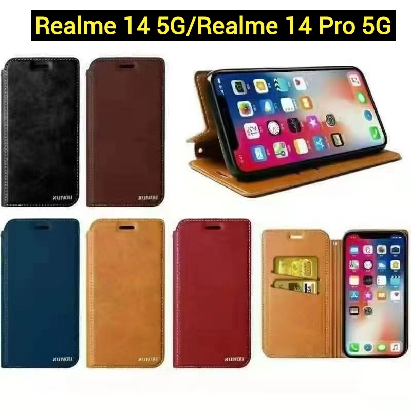 Realme 14 5G/Realme 14 Pro 5G(ส่งในไทย)เคสฝาพับrealme 14t 5G/realme 14 Pro 5Gกระเป๋าเปิดปิดแบบแม่เหล