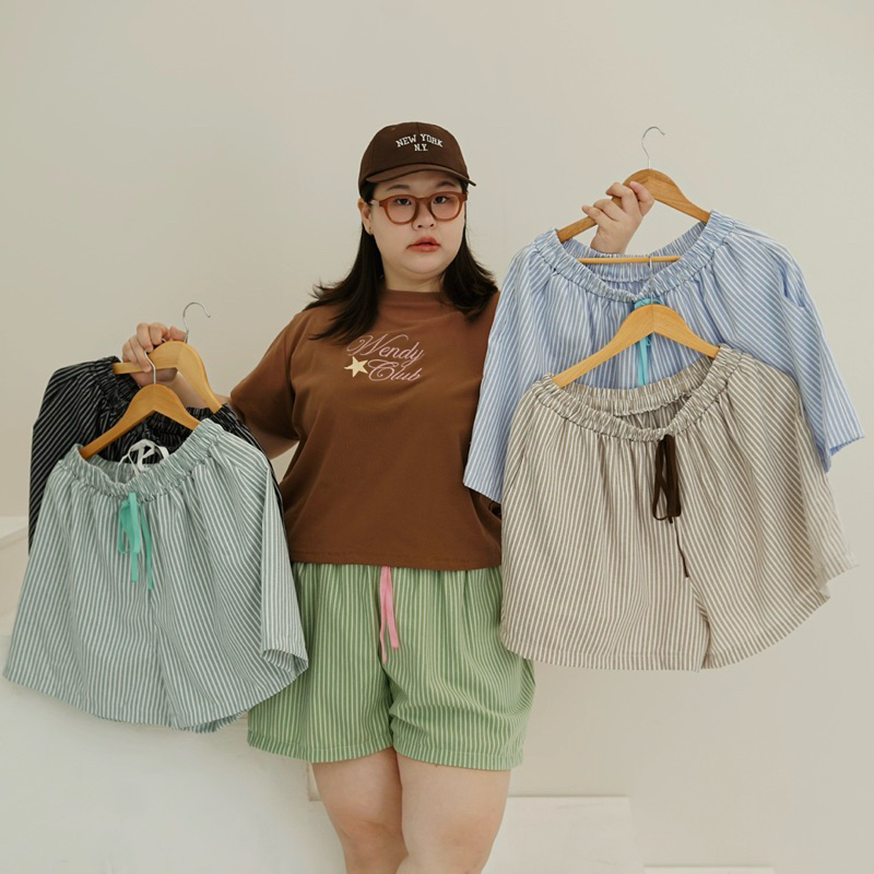 Sandy Shorts (แซนดี้ชอร์ท) ขาสั้นสาวอวบ wendystore19 Lotนี้ปรับยางให้กระชับขึ้น อ่านไซส์และรายละเอีย