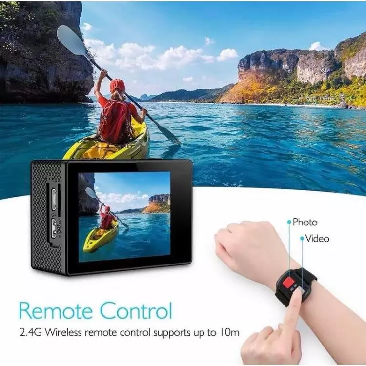 กล้อง Action Camera 4K Ultra HD DV จอ 2 นิ้ว thumbnail 5