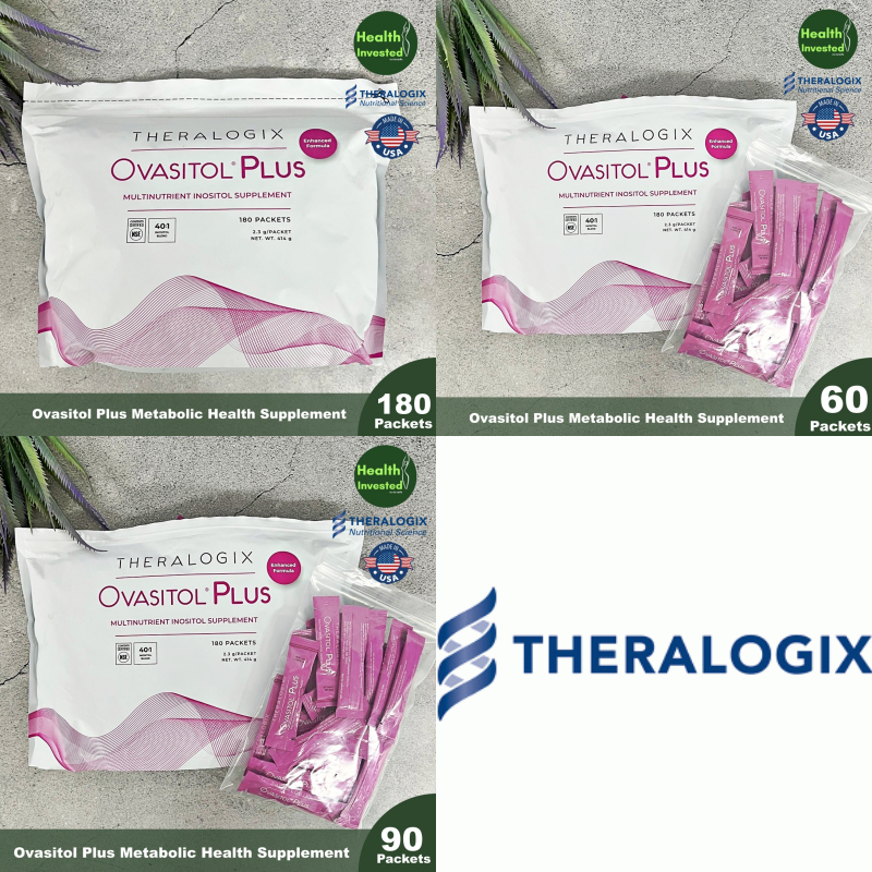 <Theralogix> Ovasitol Plus Multinutrient Inositol Metabolic  60, 90 or 180 DaySupply  อาหารเสริมเพื่อสุขภาพการเผาผลาญ