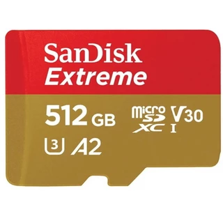 [ของแท้] เมมโมรี่การ์ด SanDisk Extreme microSDXC 512GB V30 U3 C10 A2 Red-Gold by BB Beyond D-Box