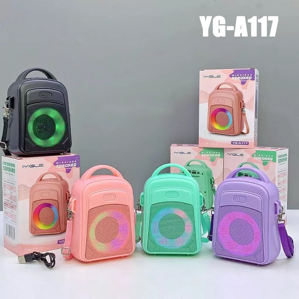 พร้อมส่ง🇹🇭 YG-A117 ลำโพงบลูทูธ กระเป๋ามีสายห้อย น่ารัก พกพาง่าย ของขวัญ 5W