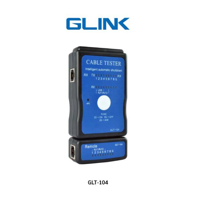 GLINK CABLE TESTER เครื่องทดสอบสายLAN #รุ่น GLT-104 GLT104