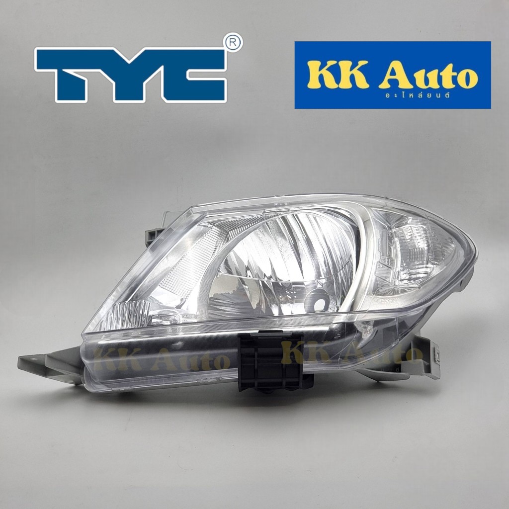 ไฟหน้า โตโยต้า วีโก้ รุ่นแรก ยี่ห้อ TYC รุ่นไฟมุมขาว TOYOTA HILUX VIGO 2004-2010
