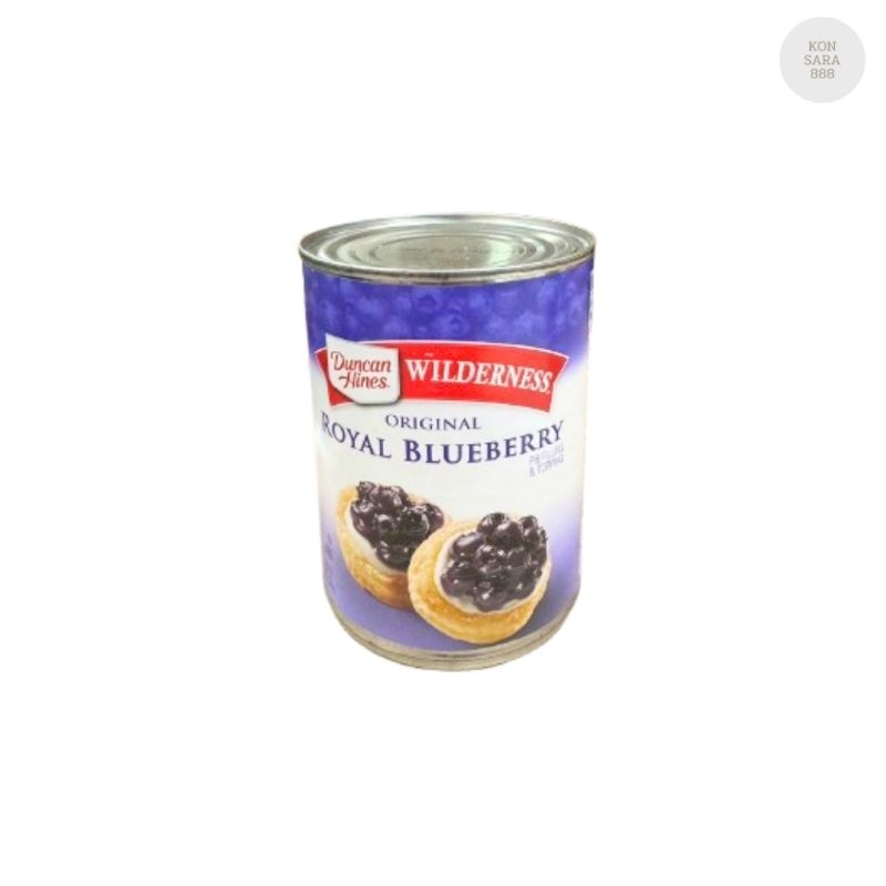 Wilderness วิลเดอร์เนสผลไม้กวนบลูเบอร์รี่ กระป๋อง 595 กรัม 791527