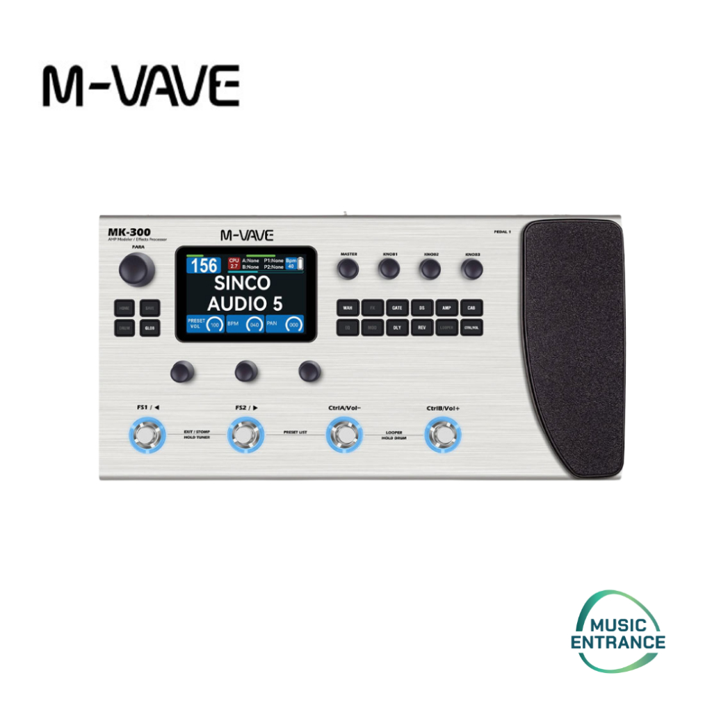 M VAVE MK-300  Effects Guitar เอฟเฟคกีตาร์ มัลติเอฟเฟค Multi Effects M VAVE MK300