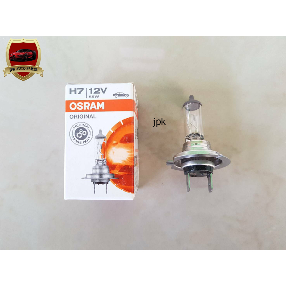 หลอดไฟ H7 12V 55W OSRAM แท้ๆ ราคา(10ดวง)950บาท