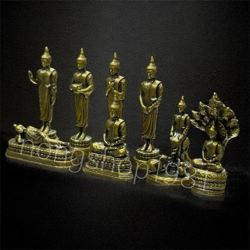 พระประจำวันเกิด ขนาดเล็กจิ๋ว งานทองเหลืองแท้ - รูปที่ 2