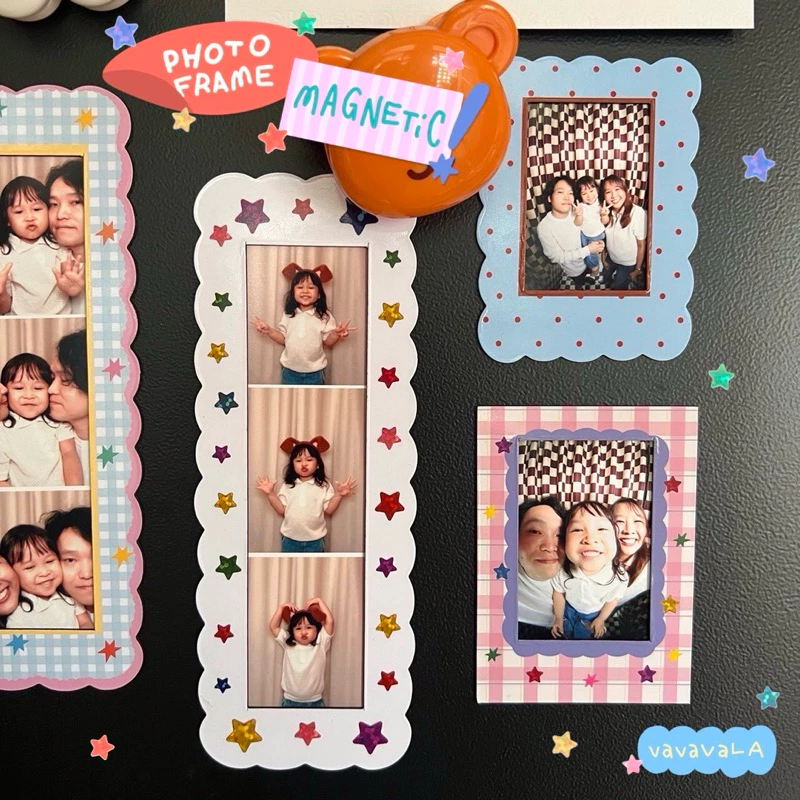 [Vavavala] Photo frame magnetic กรอบรูปแม่เหล็ก แม่เหล็กติดตู้เย็น