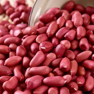 ถั่วลิสงสีแดง ถั่วลิสงดิบ เม็ดพันธุ์ถั่วลิสง ขนาด1กิโล 花生 1kg