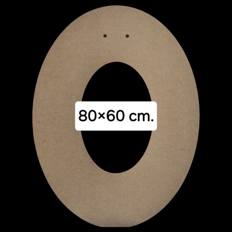 กระดานสำหรับจัดพวงหรีด วงรีขนาด 80×60 cm