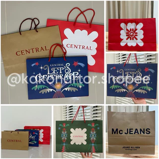 ***พร้อมส่ง*** ถุงกระดาษของขวัญ แบรนด์ Central Mc Jeans ราคาถูก มีจำนวนจำกัด🤍