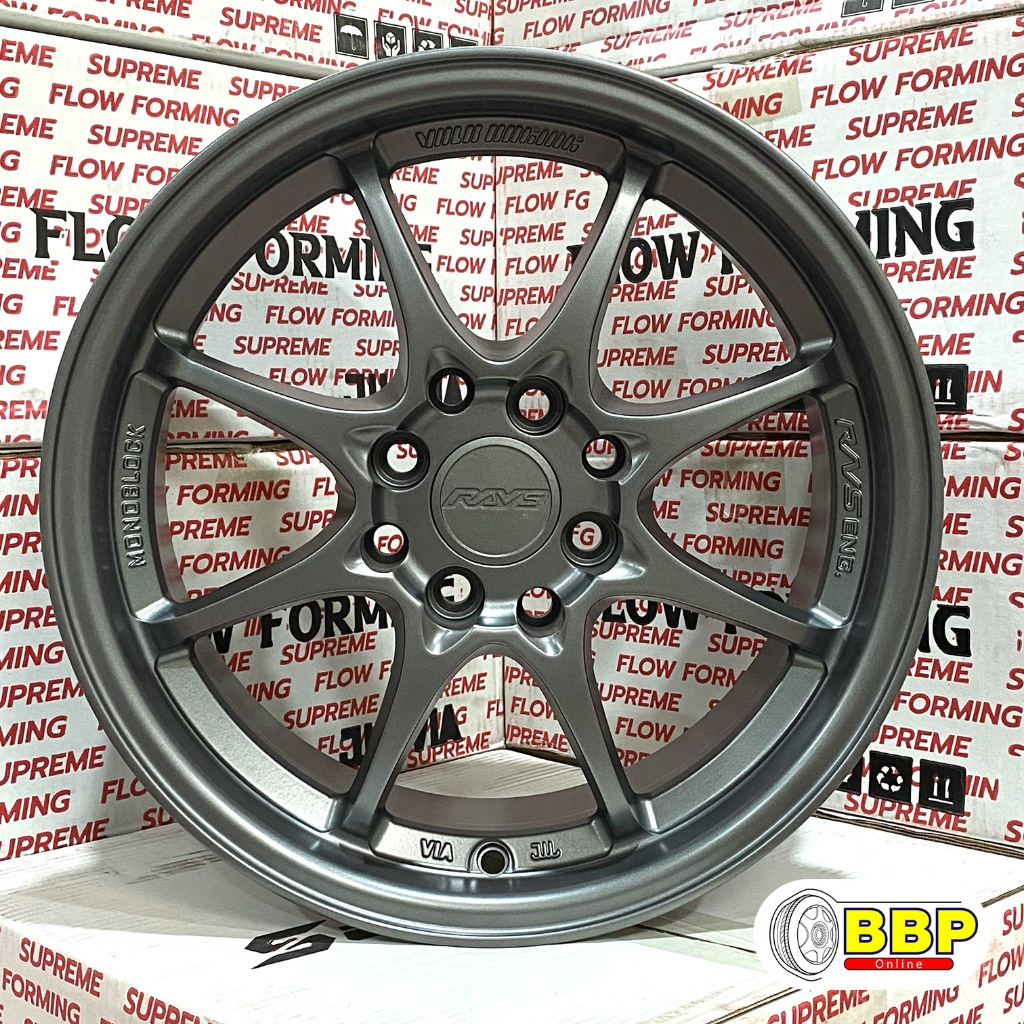 แม็กขอบ 15 Ce28 สีเทากัน 4/100-114 (4วง)