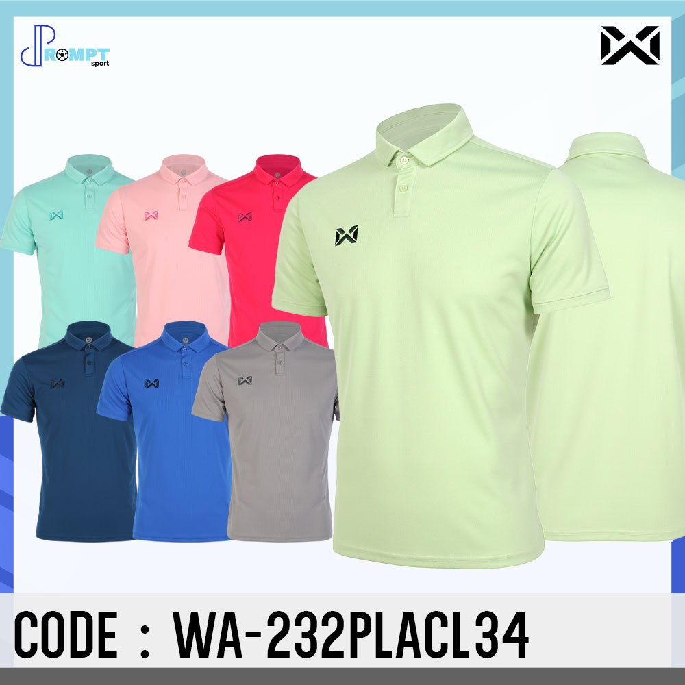 ถูกแทบทุน SPORT เสื้อโปโลวอริกซ์ WARRIX PIN POLO SHIRT รหัส WA-232PLACL34 แท้100%