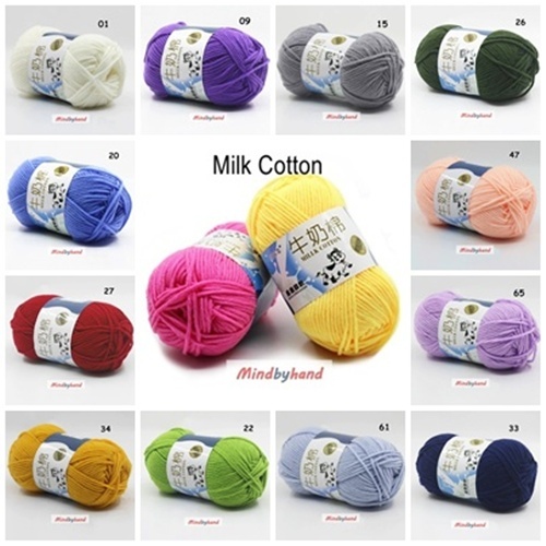 🥛🥛 ไหมพรม Milk Cotton  (10061)