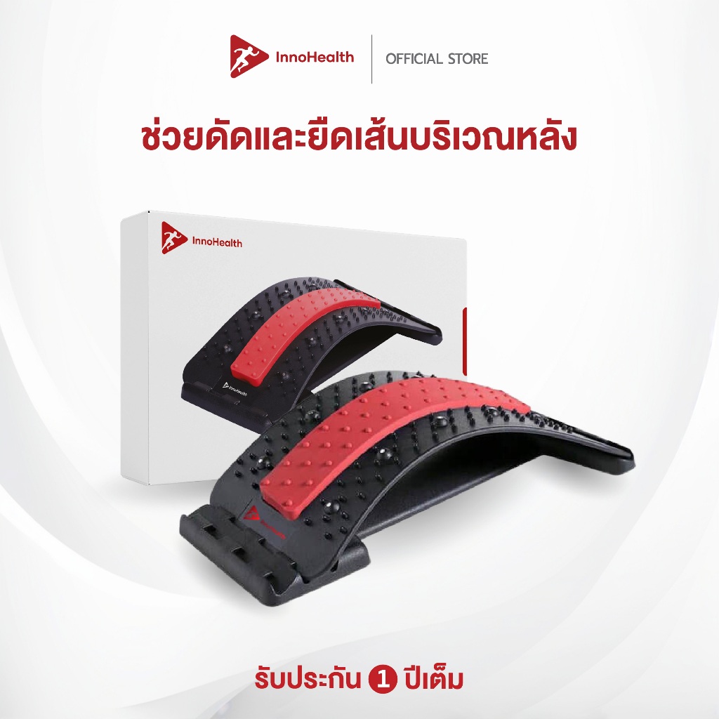 [รับประกัน 1 ปี] iBack กระดานดัดหลัง InnoHealth แผ่นดัดหลัง แก้ปวดหลัง ออฟฟิศซินโดรม หลังงอ หลังค่อม ปรับสรีระร่างกาย