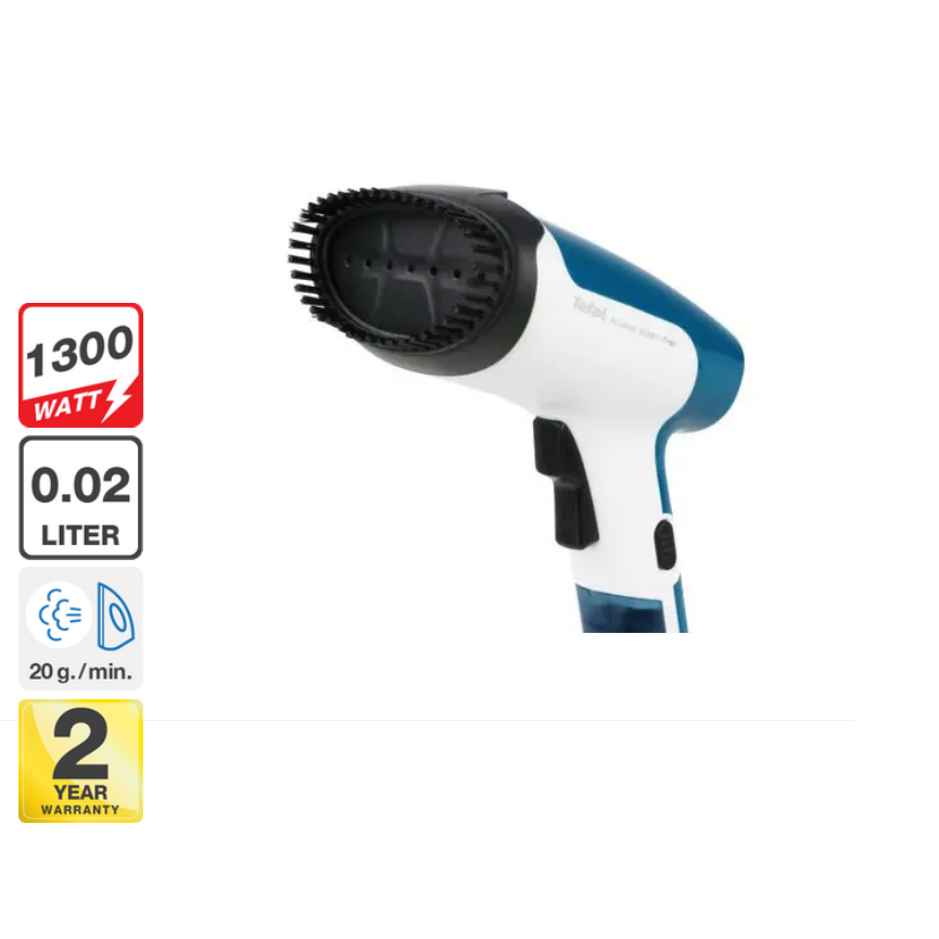 เครื่องรีดไอน้ำแบบพกพา TEFAL รุ่น DT6130 กำลัง 1,300 วัตต์ สีขาว