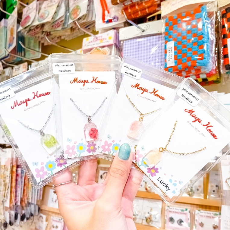 ***Inbox สอบถามลายสินค้าก่อนกดสั่งซื้อ***Mini Omamori Necklace สร้อยคอเครื่องราง สวยเลอค่าแถมนำโชคได