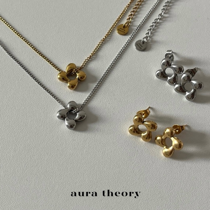 เซตสแตนเลส aura theory flower balloons