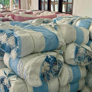 กระสอบแบบนิ่ม(ใหม่)แพค100ใบขนาด20x36นิ้ว บรรจุ30กิโลเหนียวทนระบายอากาศได้ดี