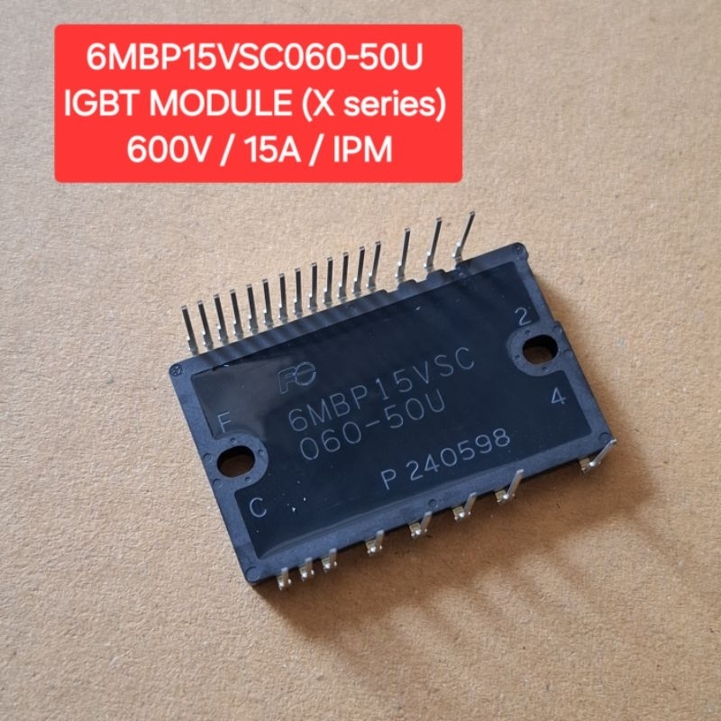 6MBP15VSC060-50U IGBT MODULE (X series) 600Volt/15Amp IPM