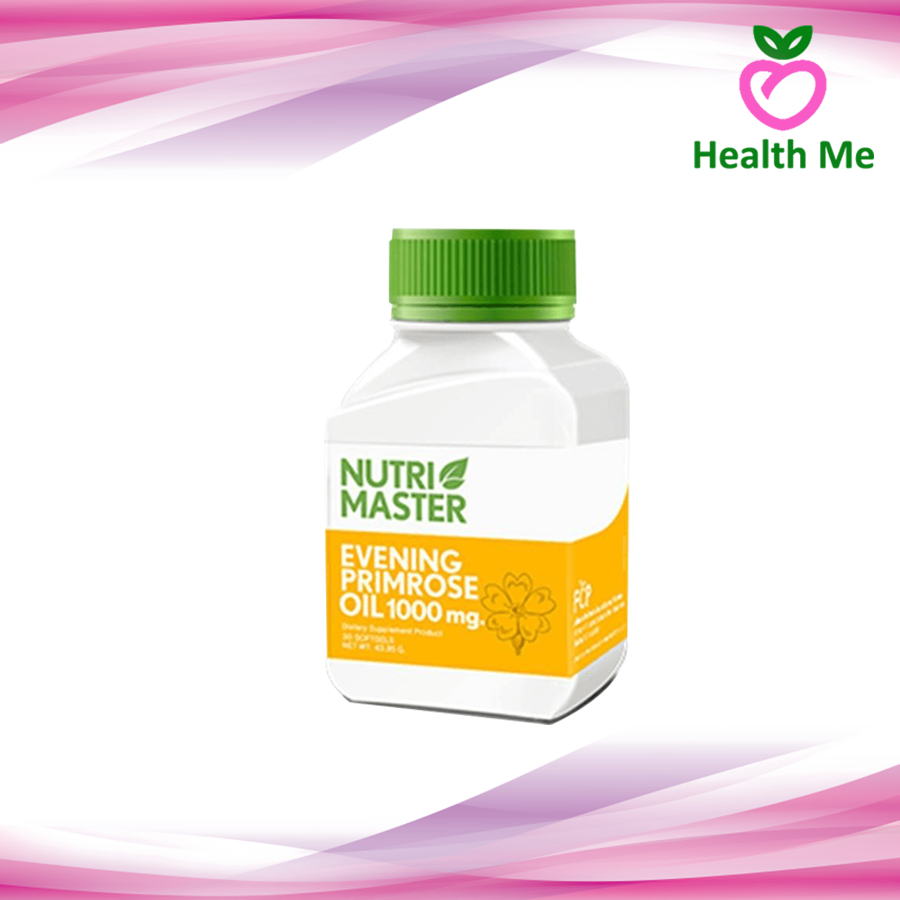 Nutri Master Evening Primrose Oil ( EPO ) 1000 mg 30 caps นูทรี มาสเตอร์ อีฟนิ่ง พริมโรส ออยล์ 1000 มก.