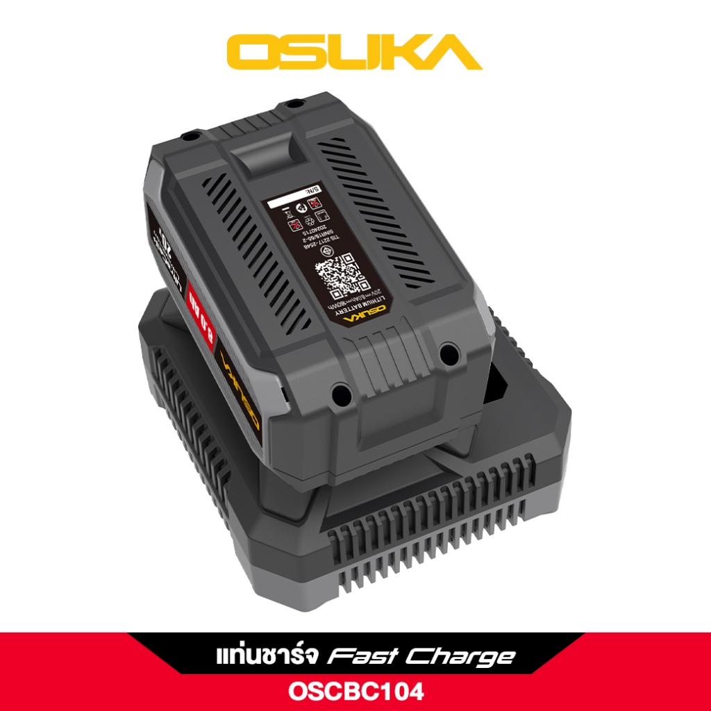 OSUKA แท่นชาร์จแบตเตอรี่ 2.0A รุ่น OSCBC104 แท่นชาร์จ ที่ชาร์จ 20V - รูปที่ 4