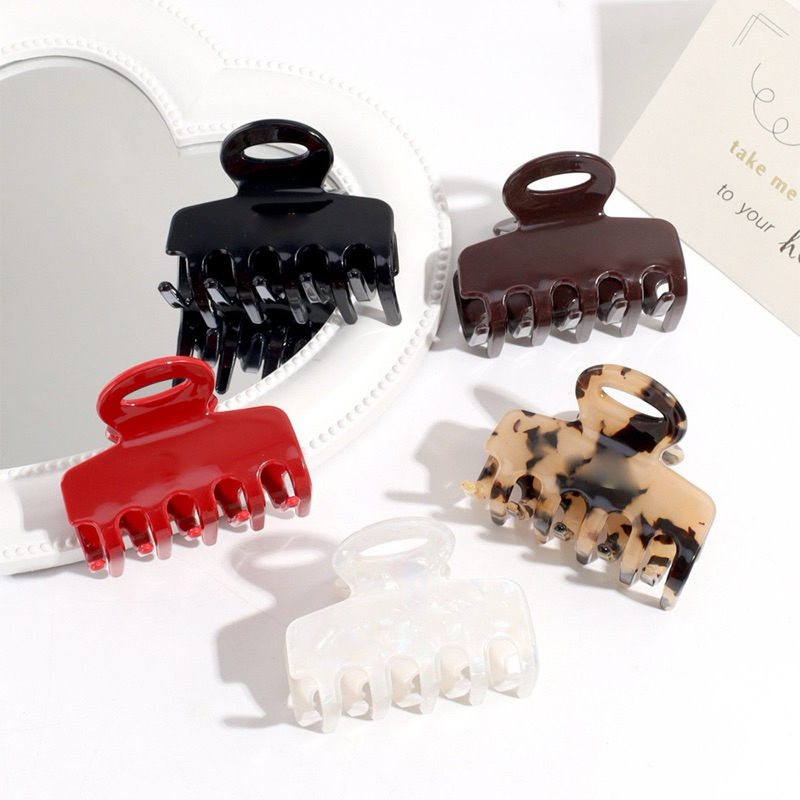 พร้อมส่งในไทย! กิ๊บติดผม Elegant REGAL ทรงสี่เหลี่ยม 5.5 cm. สวยเรียบง่าย