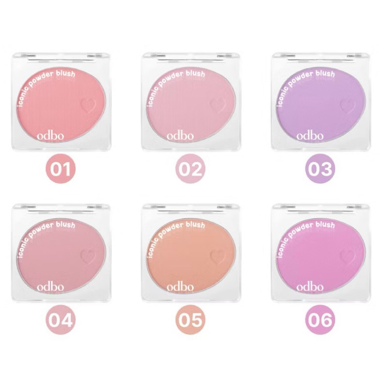 Odbo ICONIC Powder Blush od1325 บลัชออนโอดีบีโอ ขนาด 4.2กรัม