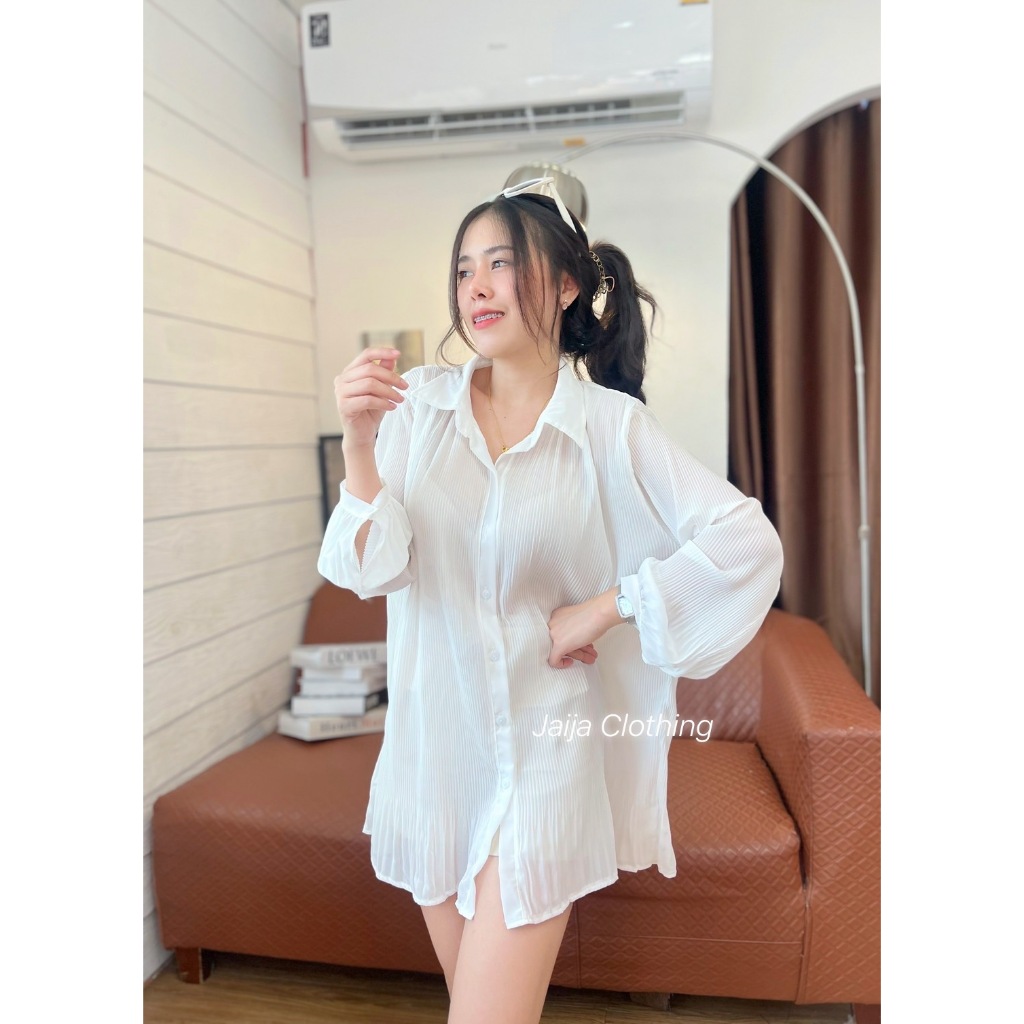 อัดพีส(พช) ชีฟอง สาวอวบใส่ได้ อก38-50นิ้ว