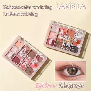 C.260.อายแชโดว์12สี LAMEILA พาเลทอายแชโดว์ 5265 กันน้ำ Palette ที่ทาตา