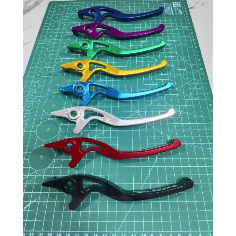 มือเบรคดิส อลูมิเนียม ข้างขวา ใส่ เวฟ 100 ดิส/ เวฟ 110 ดิส/ เวฟ 125 ดิส