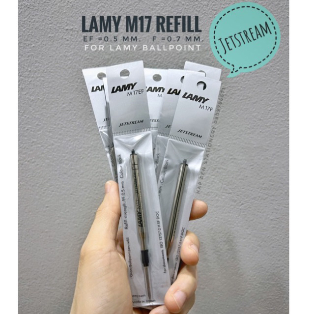 **พร้อมส่งค่ะ** ไส้ M17 jetstream สำหรับใส่ปากกา Lamy ลูกลื่นกดๆ แทนรุ่น M16