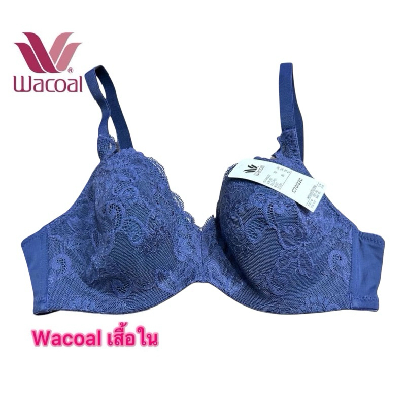 Wacoal เสื้อในมีโครง รุ่น 2 ตะขอ size E70/32E