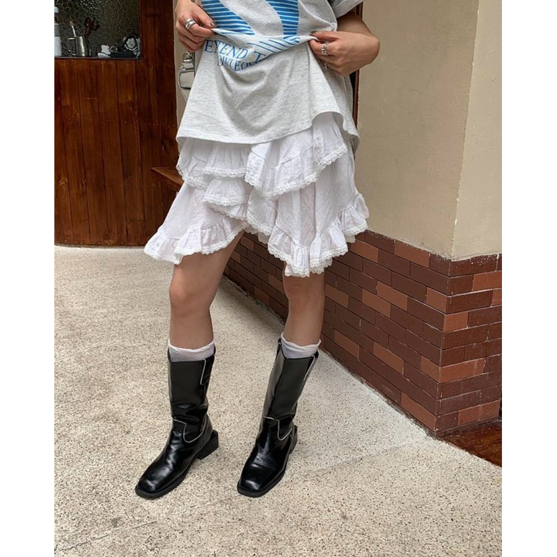 RARIS.CLOSET - Banded Layer Skort