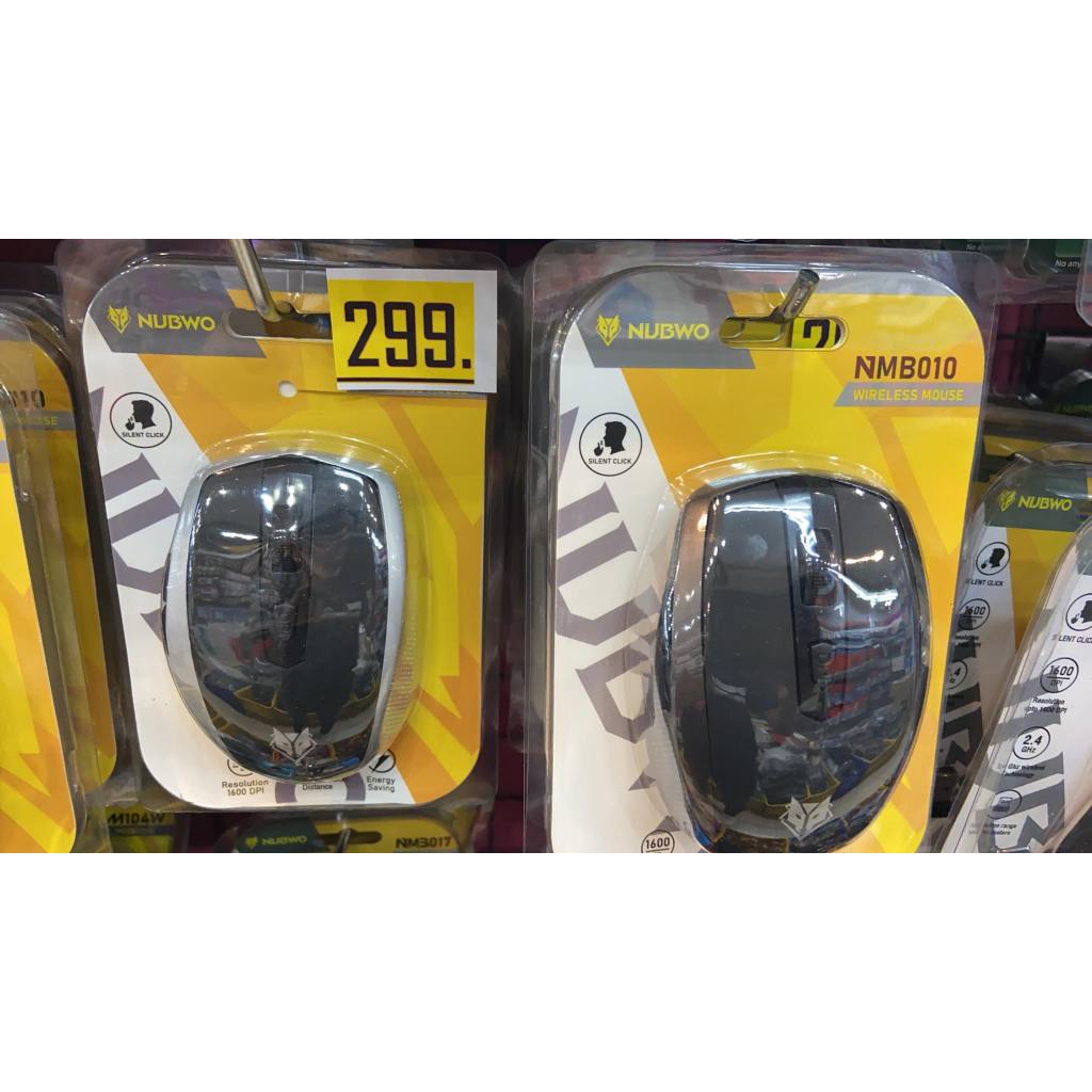 ส่งจากไทย Wireless Mouse  เมาส์ไร้สาย ไร้เสียงคลิ๊ก Nubwo Nmb010 เม้าส์ พร้อมส่ง NMB-010