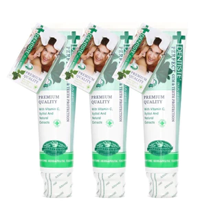 Dentiste 160G X 3 เดนทิสเต้ ยาสีฟันพลัสไวท์หลอดบีบ 160กรัม