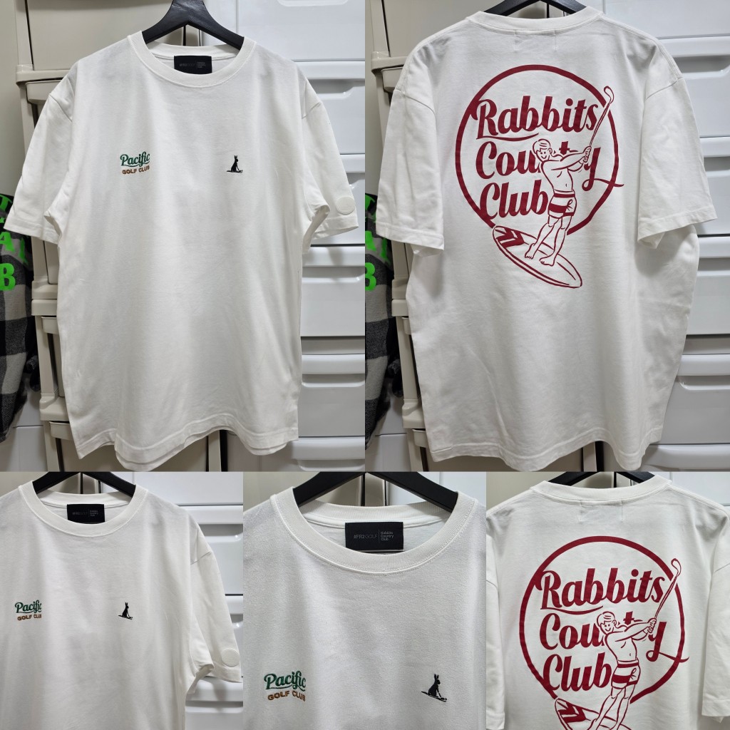 [ ของแท้ ] เสื้อยืด FR2 fxxkingrabbits (Size L 46/28) มือสอง  สภาพดีมาก พร้อมส่ง