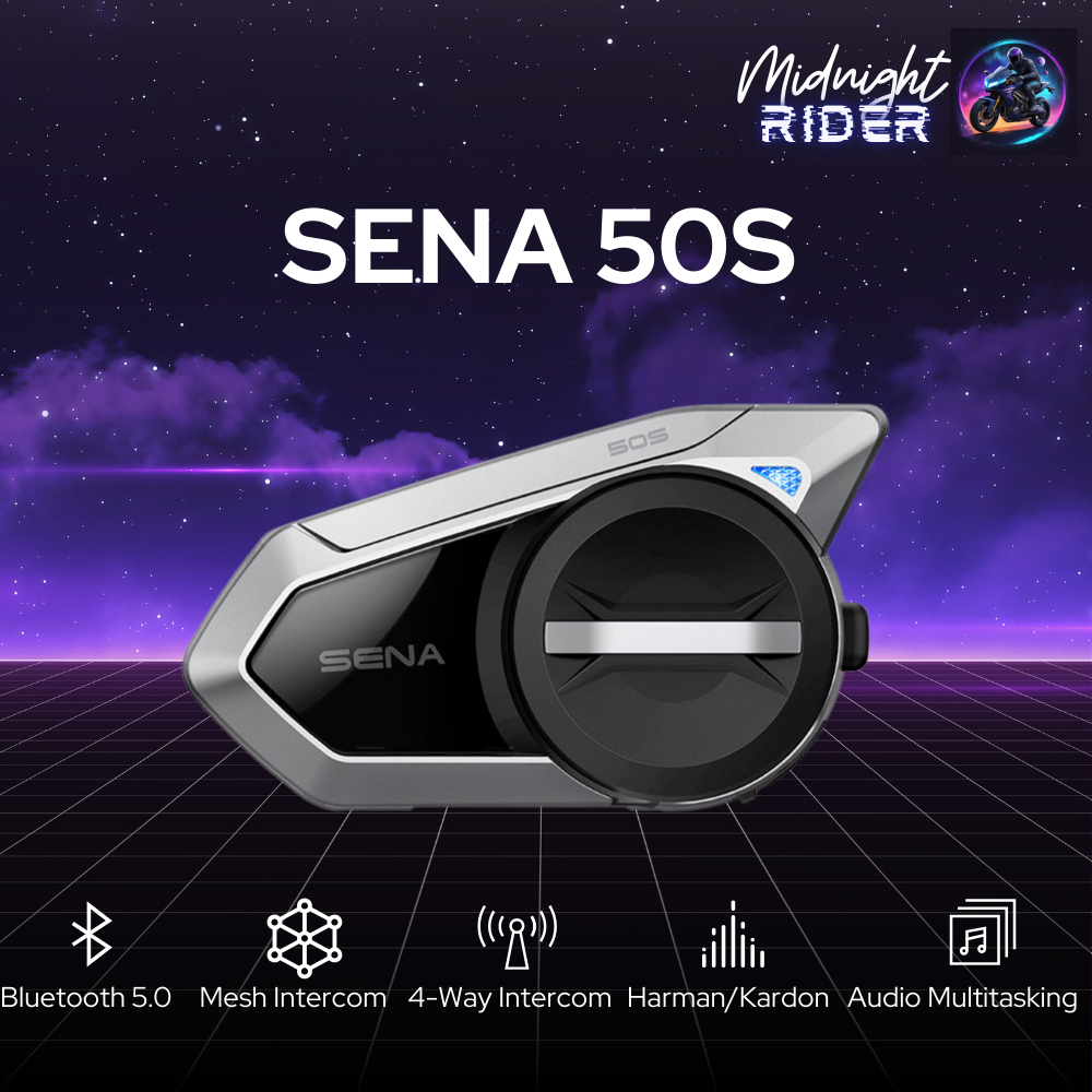 (มี CODE) บลูทูธติดหมวกกันน็อค SENA 50S SOUND by HARMAN KARDON รับประกัน 3 ปี ของแท้💯