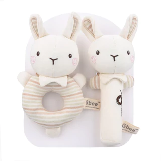 ตุ๊กตามือเขย่ามีเสียงกรุ๊งกริ๊ง สำหรับเด็ก เฉพาะตัวแท่งบีบได้เสียง ของเล่นเสริมพัฒนาการ สะสมได้