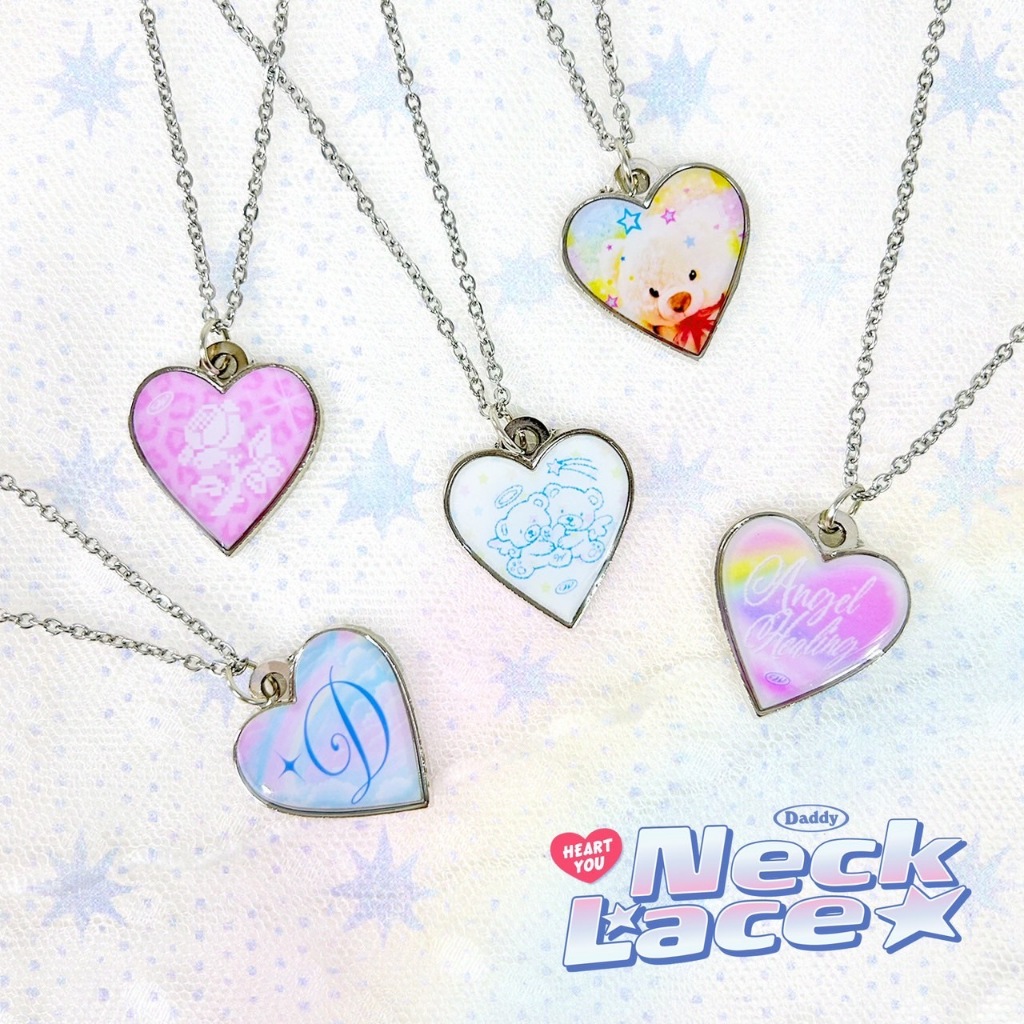 DADDY | Daddy Heart Necklace สร้อยคอรูปหัวใจ สุดน่ารัก