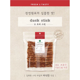 [Duck Breast & Rabbit Ear Roll นำเข้าจากเกาหลี] Natural Core เนื้ออกเป็ด หูกระต่าย อบแห้ง ขนมสุนัข