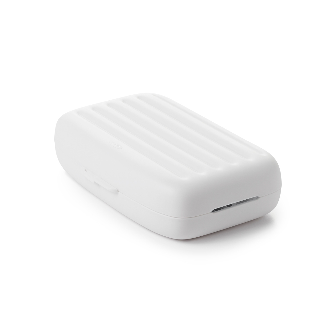 OXO แปรงล้างขวดนม แบบพกพา สีเทา l OXO Tot on-the-go drying rack & bottle brush Gray - รูปที่ 2