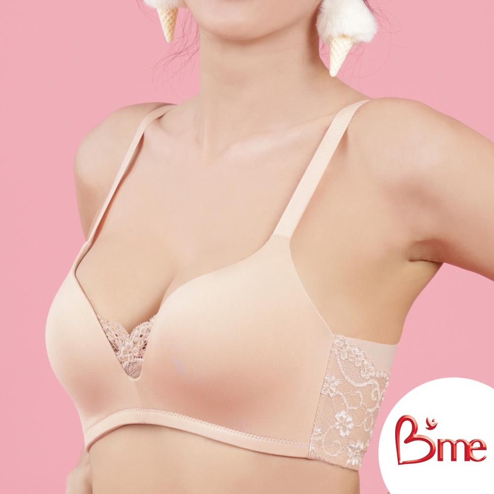 B'me เสื้อชั้นในไร้โครง level 2 ฟองกลาง รุ่น ME1A53 สีดำ สีนู้ด