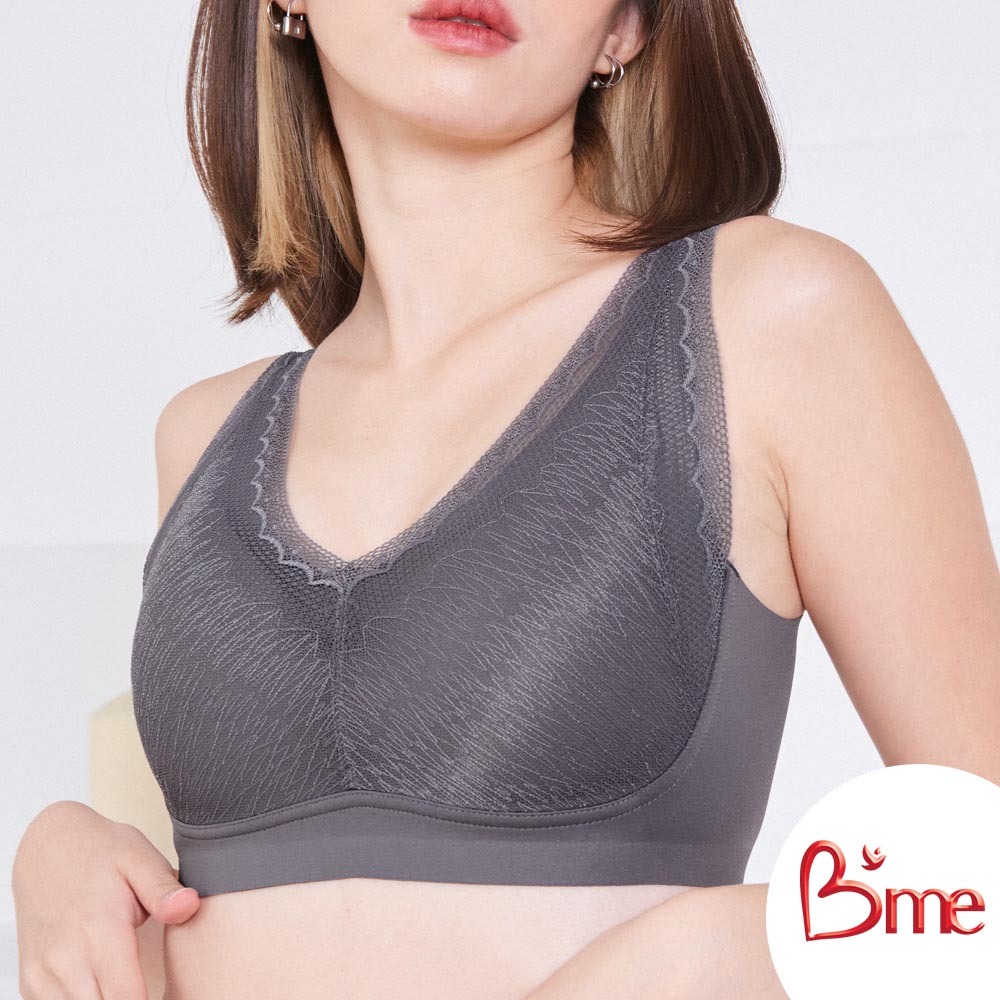 B'me เสื้อชั้นในไร้โครง level 2 ฟองกลาง รุ่น ME1G10 สีน้ำตาล สีเทา สีครีม